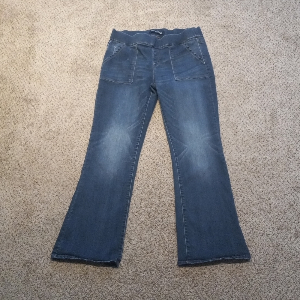 WALLFLOWER size XL stretch jeans with stretch waistband